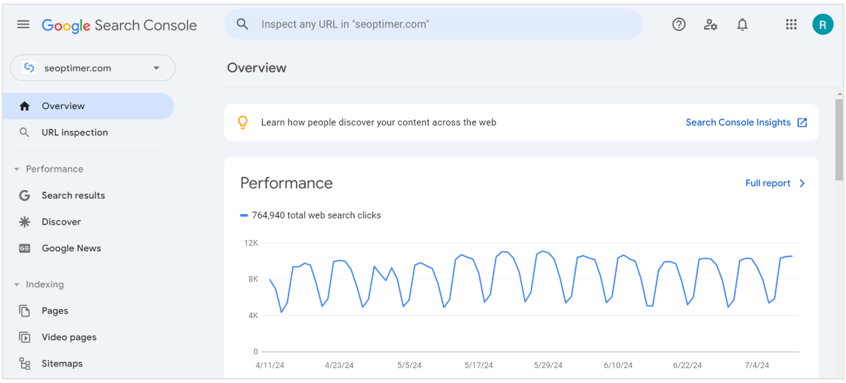 google search console